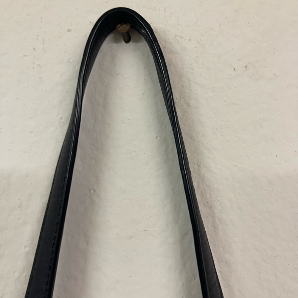 Coach Black Leather Crossbody with Gold Hardware - Picture 5 of 7